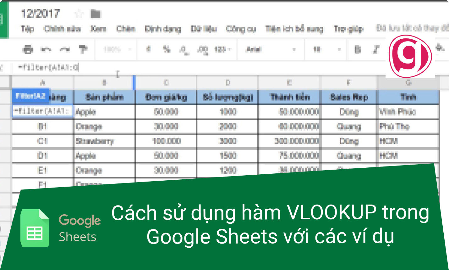 C ch S D ng H m VLOOKUP Trong Google Sheets V i C c V D C Th C ch s d ng h m vlookup trong google sheets v i c c v d c th